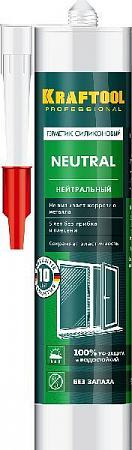 KRAFTOOL Neutral 300 мл белый, Нейтральный силиконовый герметик (41257-0)