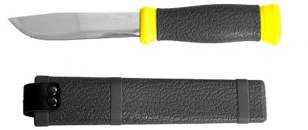 STAYER 110 мм, пластиковые ножны, туристический нож (47630)