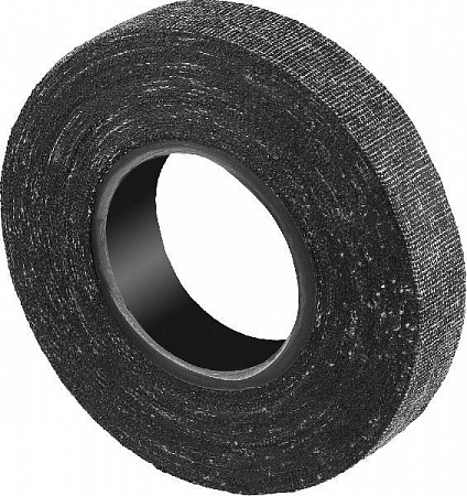 СИБИН 25м ширина 18 мм, 1000 В, Х/Б изолента черная (1230-25)
