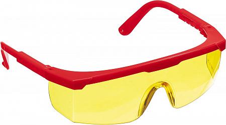 ЗУБР широкая монолинза, облегчённые, открытого типа, защитные очки (110326)