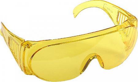 STAYER MX-3 жёлтые, монолинза с дополнительной боковой защитой и вентиляцией, открытого типа, защитные очки (11042)