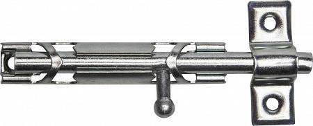 ЗТ-12 80 мм, покрытие белый цинк, накладная задвижка (37735-80)