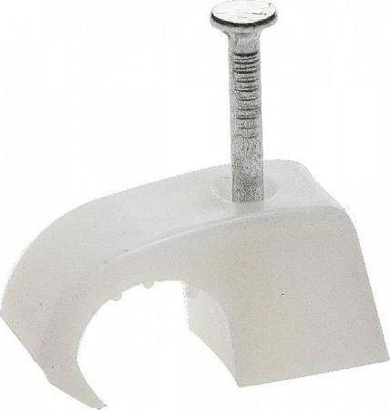 STAYER 10-14 мм, универсальная скоба-держатель для кабеля с оцинкованным гвоздем, 40 шт (45050-10-14)