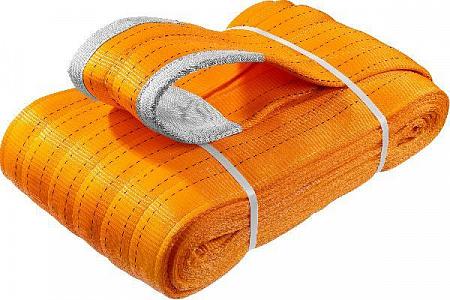 ЗУБР СТП-10/8 текстильный петлевой строп, оранжевый, г/п 10 т, длина 8 м