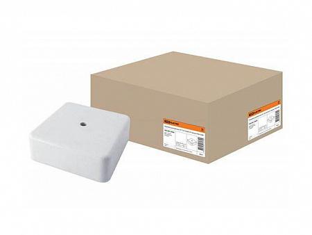Коробка распаячная КР 75х75х28 ОП белая IP40 TDM (SQ1401-0205)