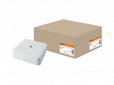 Коробка распаячная КР 100х100х29 ОП белая IP40 TDM (SQ1401-0207)
