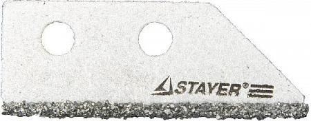Лезвие STAYER ″PROFI″ сменное с карбидным напылением для скребка 33415, 2шт.