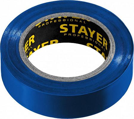 STAYER Protect-10 15 мм х 10 м x 0.13 мм, синяя не поддерживает горение, Изоляционная лента пвх, PROFESSIONAL (12291-B)