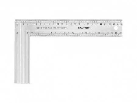 Угольник столярный 250мм сталь/алюм. STARTUL PROFI (ST3525-025)